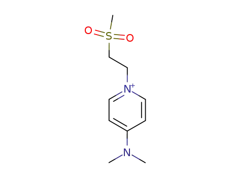 4-Dimethylamino-1-(2-methanesulfonyl-ethyl)-pyridinium