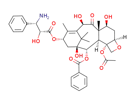 (2aR,4S,4aS,6R,9S,11S,12S,12aR,12bS)-12b-acetoxy-9-(((2R,3S)-3-amino-2-hydroxy-3-phenylpropanoyl)oxy)-4,6,11-trihydroxy-4a,8,13,13-tetramethyl-5-oxo-2a,3,4,4a,5,6,9,10,11,12,12a,12b-dodecahydro-1H-7,11-methanocyclodeca[3,4]benzo[1,2-b]oxet-12-yl benzoate
